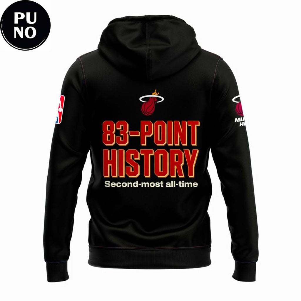 Miami Heat Bam Adebayo 83-Point History 2026 Hoodie T-Shirt