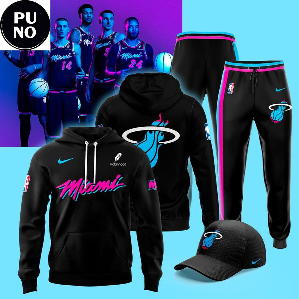 Miami Heat Nice Night 2025-26 Hoodie