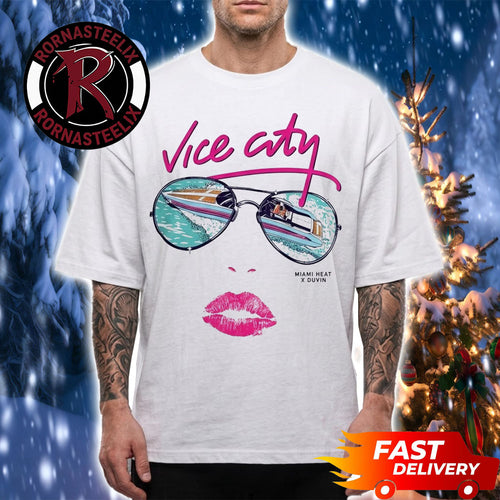 Miami Heat x Duvin Leisure GTA VI Vice City Shades Unisex T Shirt