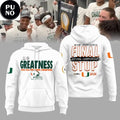 Miami Hurricanes 2026 Fiesta Bowl Champions Final Stop Hoodie T-Shirt