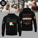 Miami Hurricanes 2026 Fiesta Bowl Champions Final Stop Hoodie T-Shirt