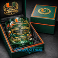 Miami Hurricanes 2026 National Champions Commemorative Whiskey Glass