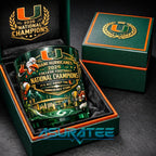 Miami Hurricanes 2026 National Champions Commemorative Whiskey Glass