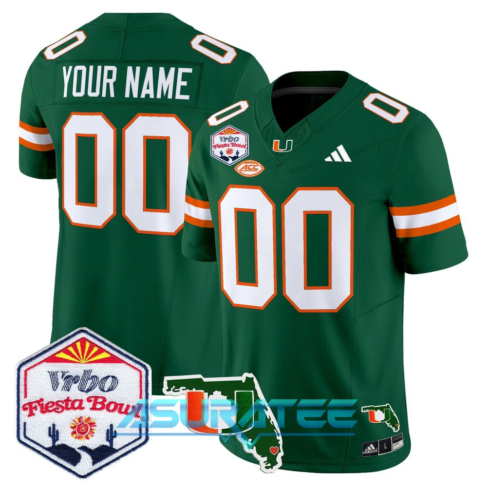Miami Hurricanes 2026 The Fiesta Bowl Limited Custom Jersey