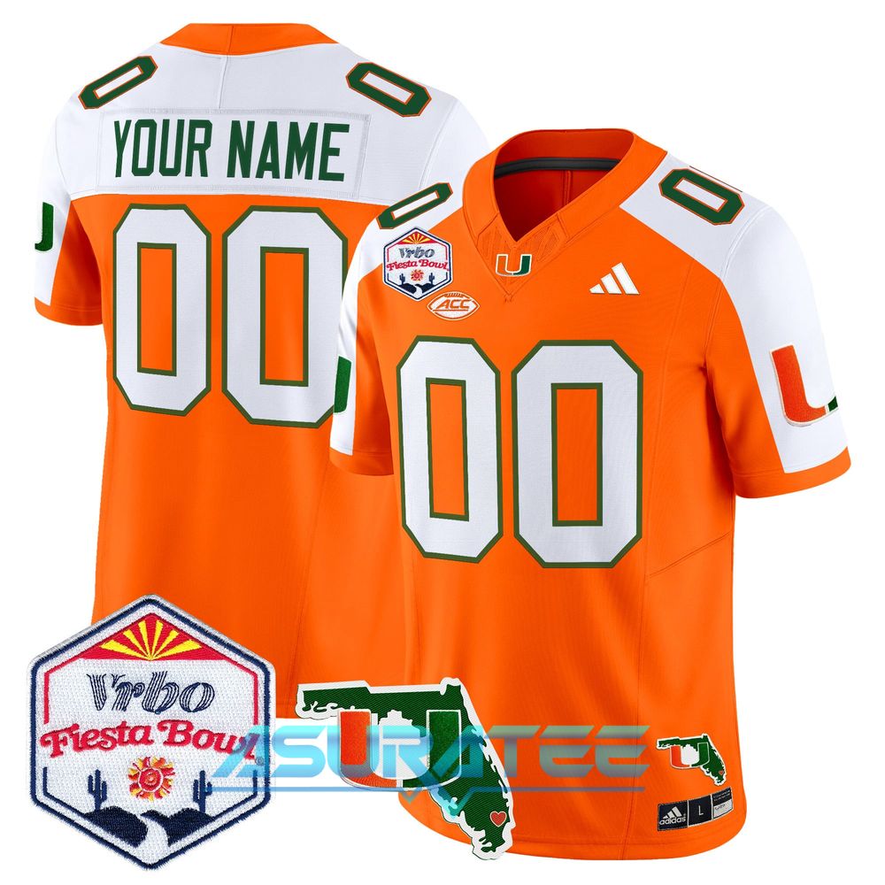 Miami Hurricanes 2026 The Fiesta Bowl Limited Custom Jersey