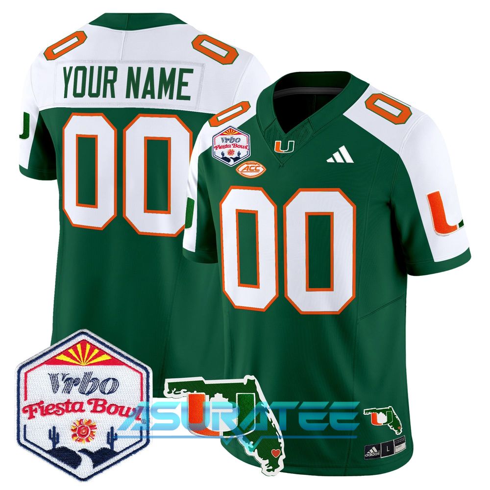 Miami Hurricanes 2026 The Fiesta Bowl Limited Custom Jersey