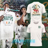 Miami Hurricanes 2026 Vrbo Fiesta Bowl Champs Limited Edition Shirt
