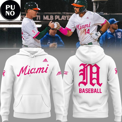 Miami Hurricanes Baseball Fight Against Cancer 2026 Hoodie Shirt