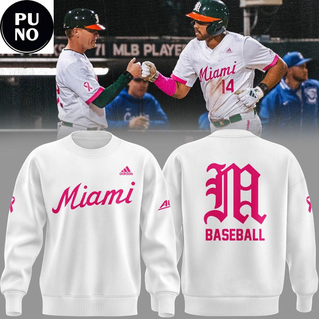 Miami Hurricanes Baseball Fight Against Cancer 2026 Hoodie Shirt