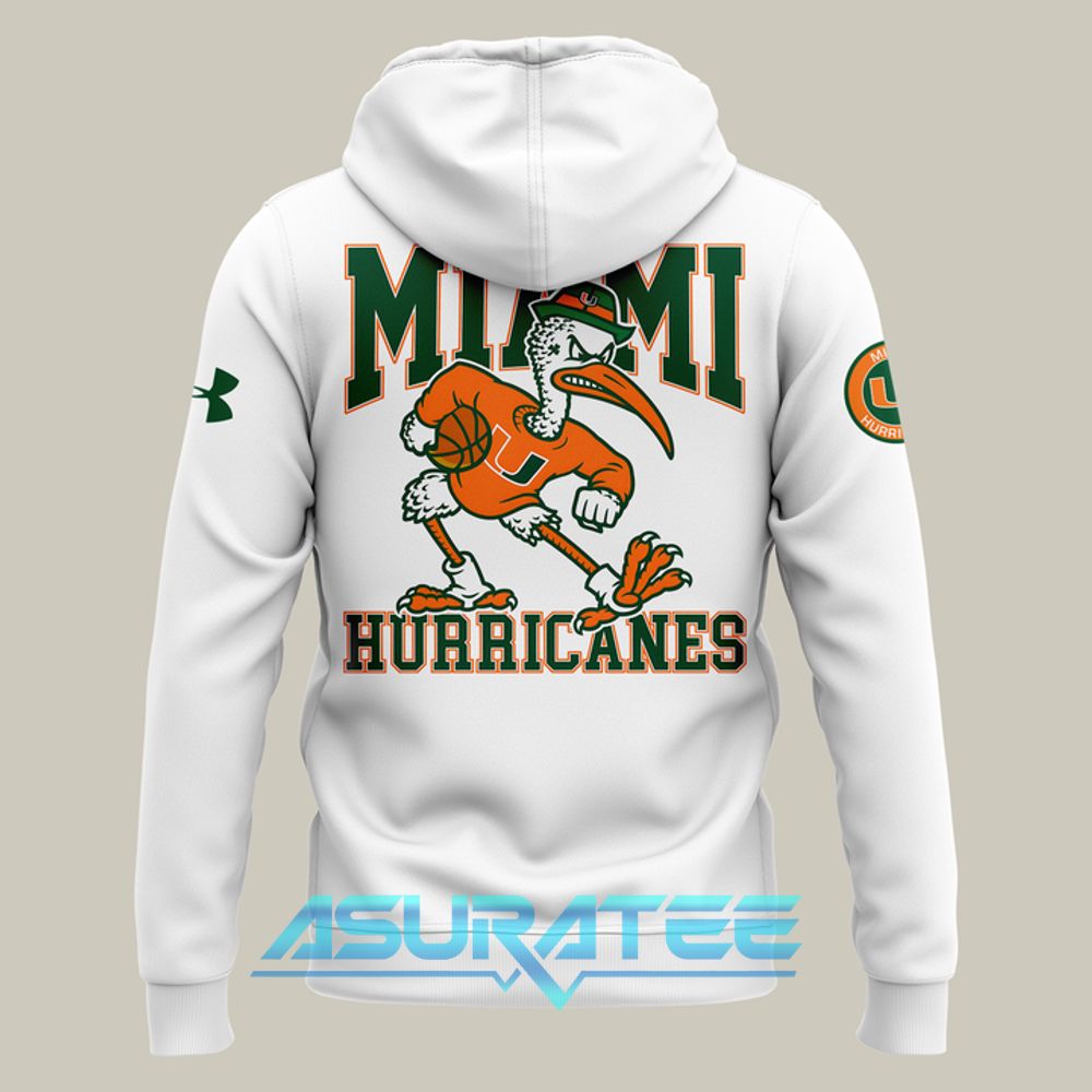 Miami Hurricanes Basketball “Luck of the Ibis” Limited Edition Hoodie, Cap