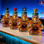 Miami Hurricanes Go Canes Go Whiskey Bottle