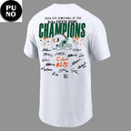 Miami Hurricanes Vrbo Fiesta Bowl Champions Locker Room 2026 Signed Hoodie Shirt