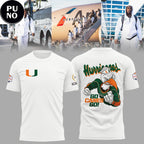 Miami Hurricanes Vrbo Fiesta Bowl Mascot Go Canes Go Hoodie T-Shirt