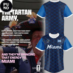 Miami Marlins Scotland’s Tartan Army 2026 Baseball Jersey