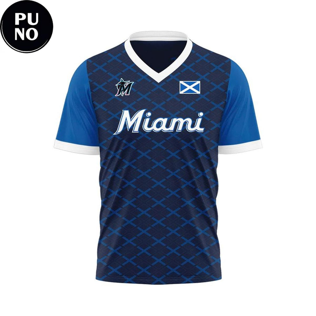 Miami Marlins Scotland’s Tartan Army 2026 T-Shirt