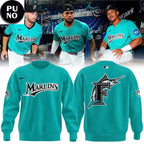 Miami Marlins Teal Time 2026 Fightin’ Fish Through Every Era Hoodie T-Shirt