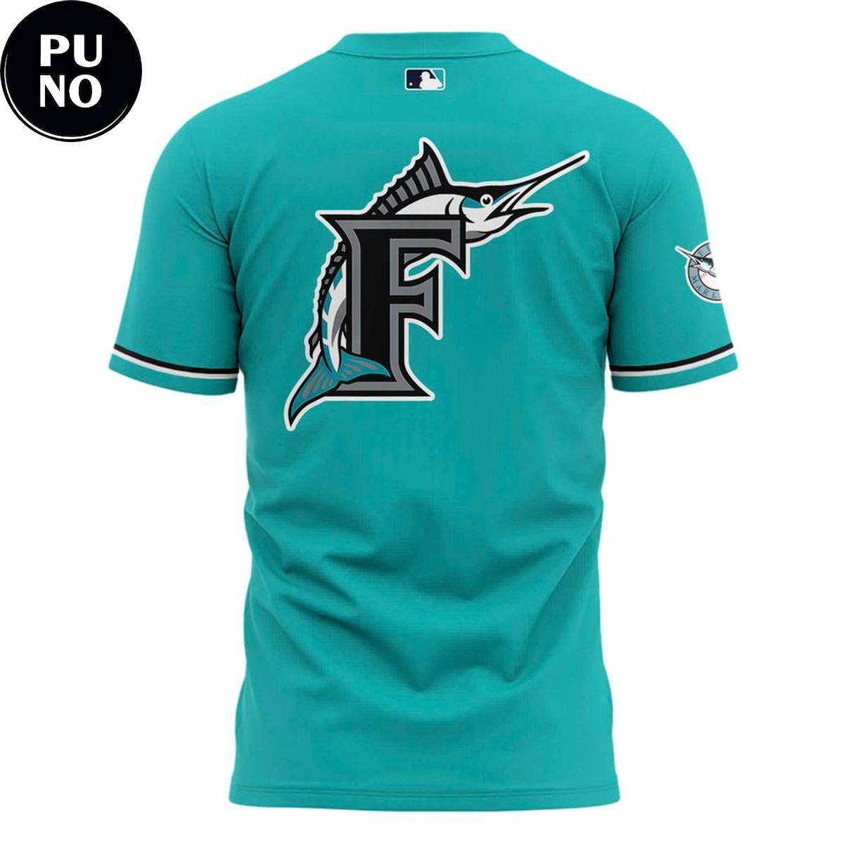 Miami Marlins Teal Time 2026 Fightin’ Fish Through Every Era Hoodie T-Shirt