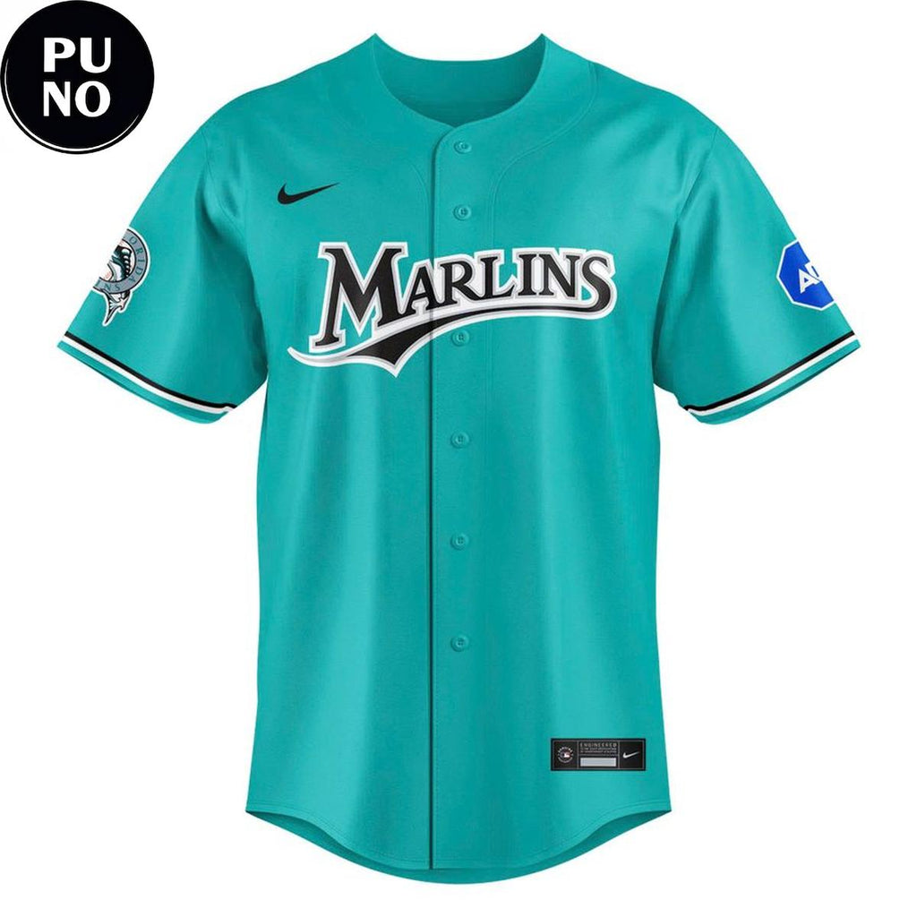 Miami Marlins Teal Time 2026 Fightin’ Fish Through Every Era Personalized Baseball Jersey
