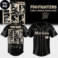 Miami Marlins x Foo Fighters Take Cover Tour 2026 Baseball Jersey