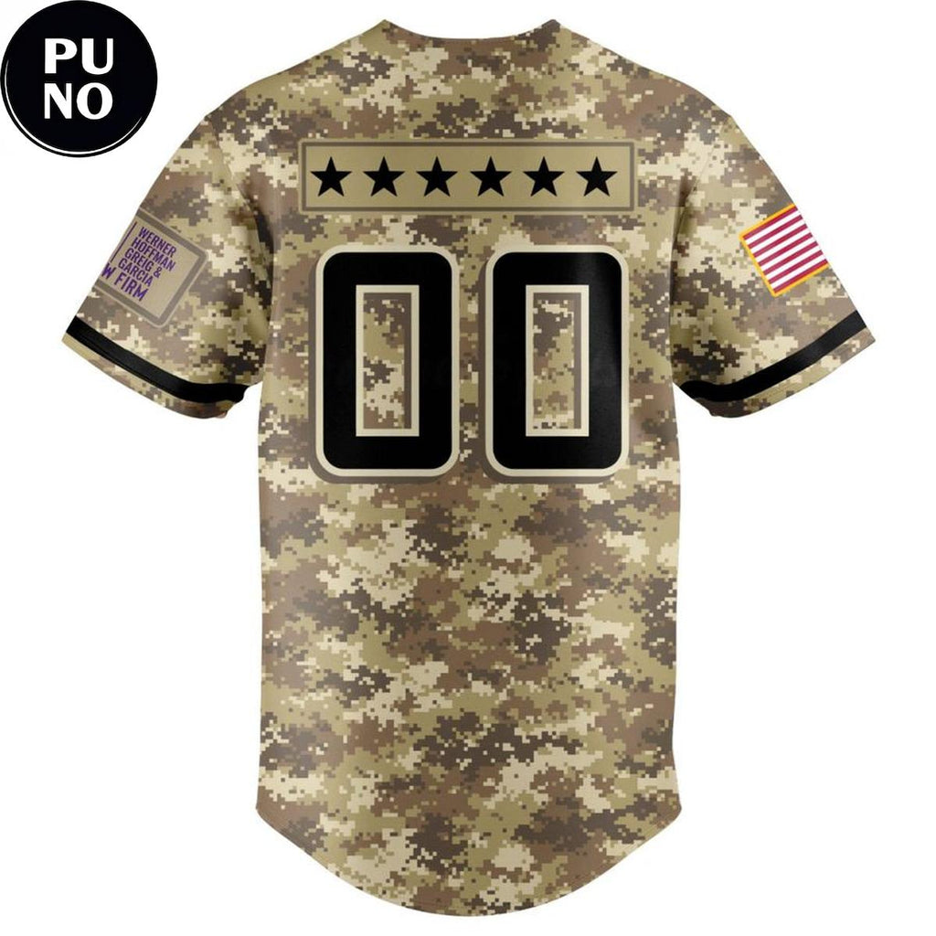 Miami Marlins x Military Appreciation Night 2026 Personalized Baseball Jersey