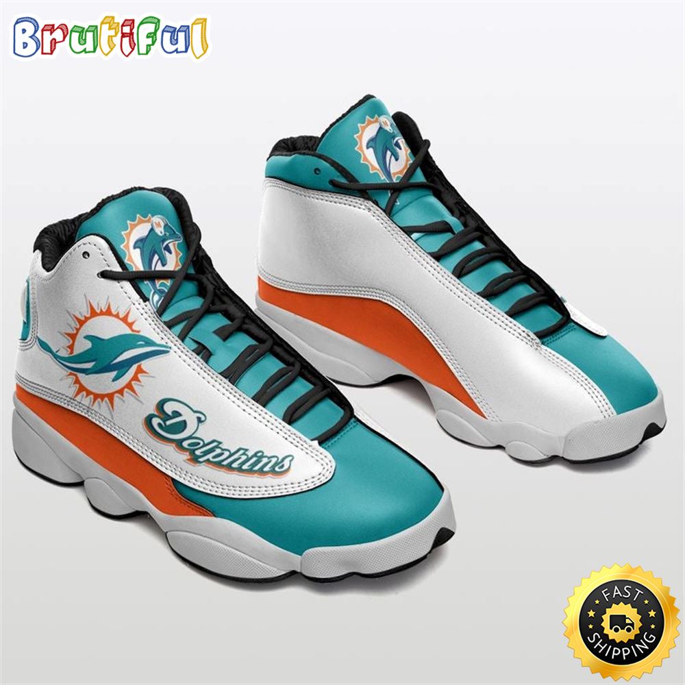 Miami Dolphins Nfl Air Jordan 13 Shoes