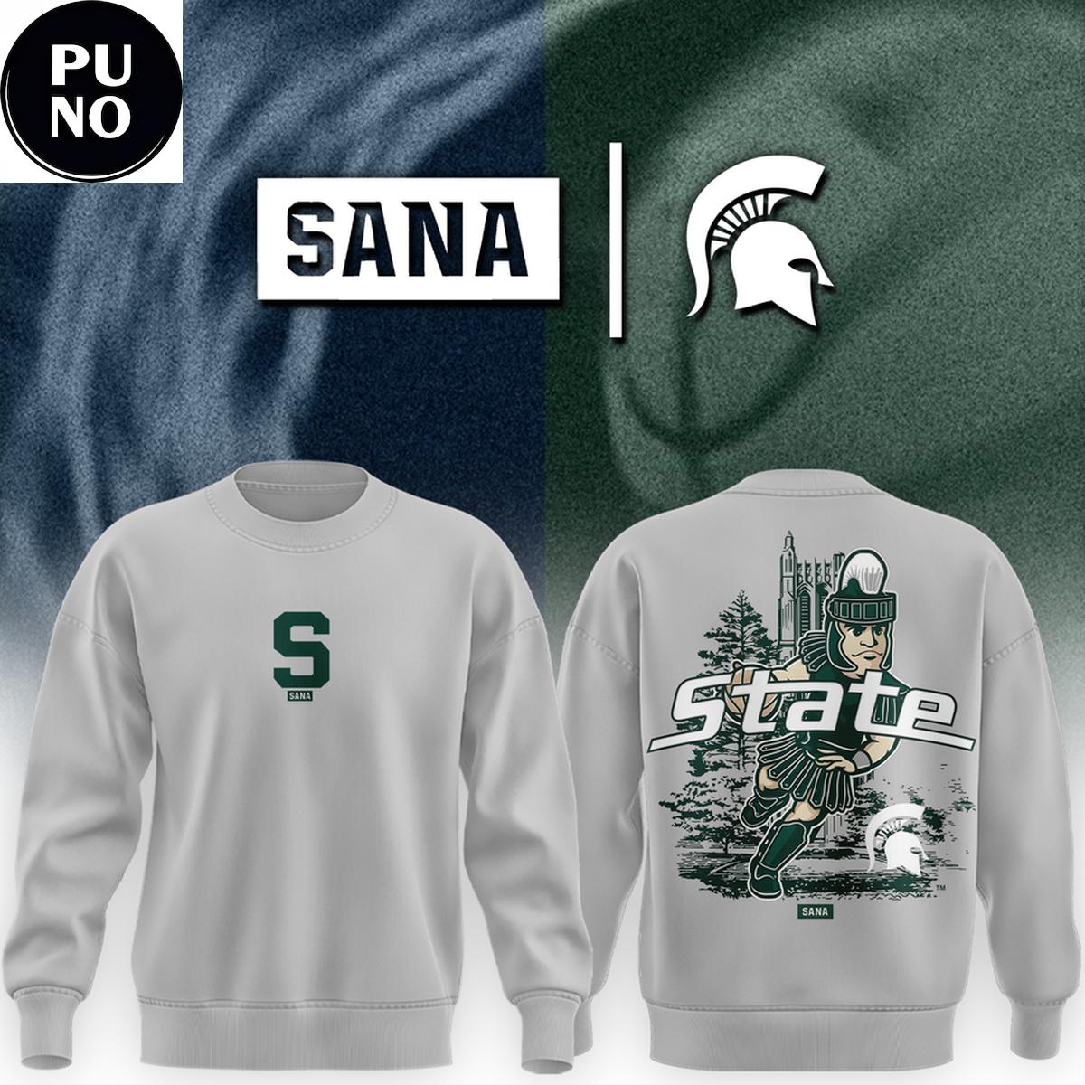 Michigan State Men’s Basketball X SANA 2026 Hoodie Shirt