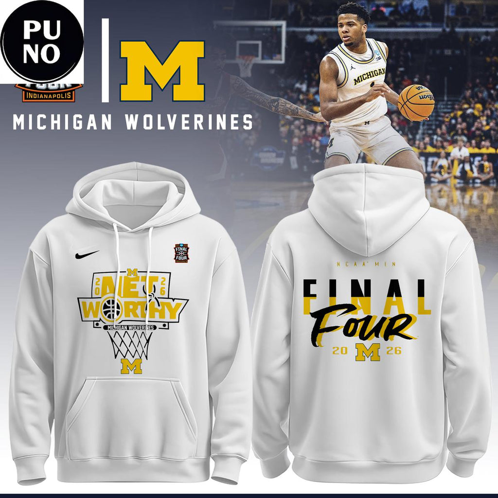Michigan Wolverines 2026 NCAA Men’s Basketball Final Four Hoodie T-Shirt