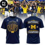 Michigan Wolverines 2026 NCAA Men’s Basketball National Champions Hoodie T-Shirt