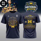 Michigan Wolverines 2026 NCAA Men’s Basketball National Champions Hoodie T-Shirt