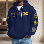 Michigan Wolverines 2026 NCAA Men's Basketball National Champs 3D Unisex Waffle Hoodie – TMTHU5366