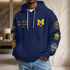Michigan Wolverines 2026 NCAA Men's Basketball National Champs 3D Unisex Waffle Hoodie – TMTHU5366