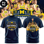 Michigan Wolverines 2026 NCAA National Champion Locker Room Trophy Hoodie T-Shirt