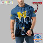 Michigan Wolverines Horror Characters Essential Halloween Sleeveless Hoodie