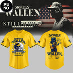Michigan Wolverines Mascot 2026 Morgan Wallen Still The Problem Tour Baseball Jersey