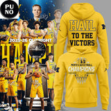 Michigan Wolverines Men’s Basketball Big10 Champions 2026 Hail To The Victors Hoodie T-Shirt