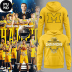 Michigan Wolverines Men’s Basketball Big10 Champions 2026 Hoodie T-Shirt