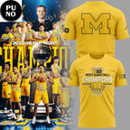 Michigan Wolverines Men’s Basketball Big10 Champions 2026 Hoodie T-Shirt