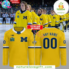 Michigan Wolverines 2026 Hockey Jersey Wrigley Field Frozen Confines
