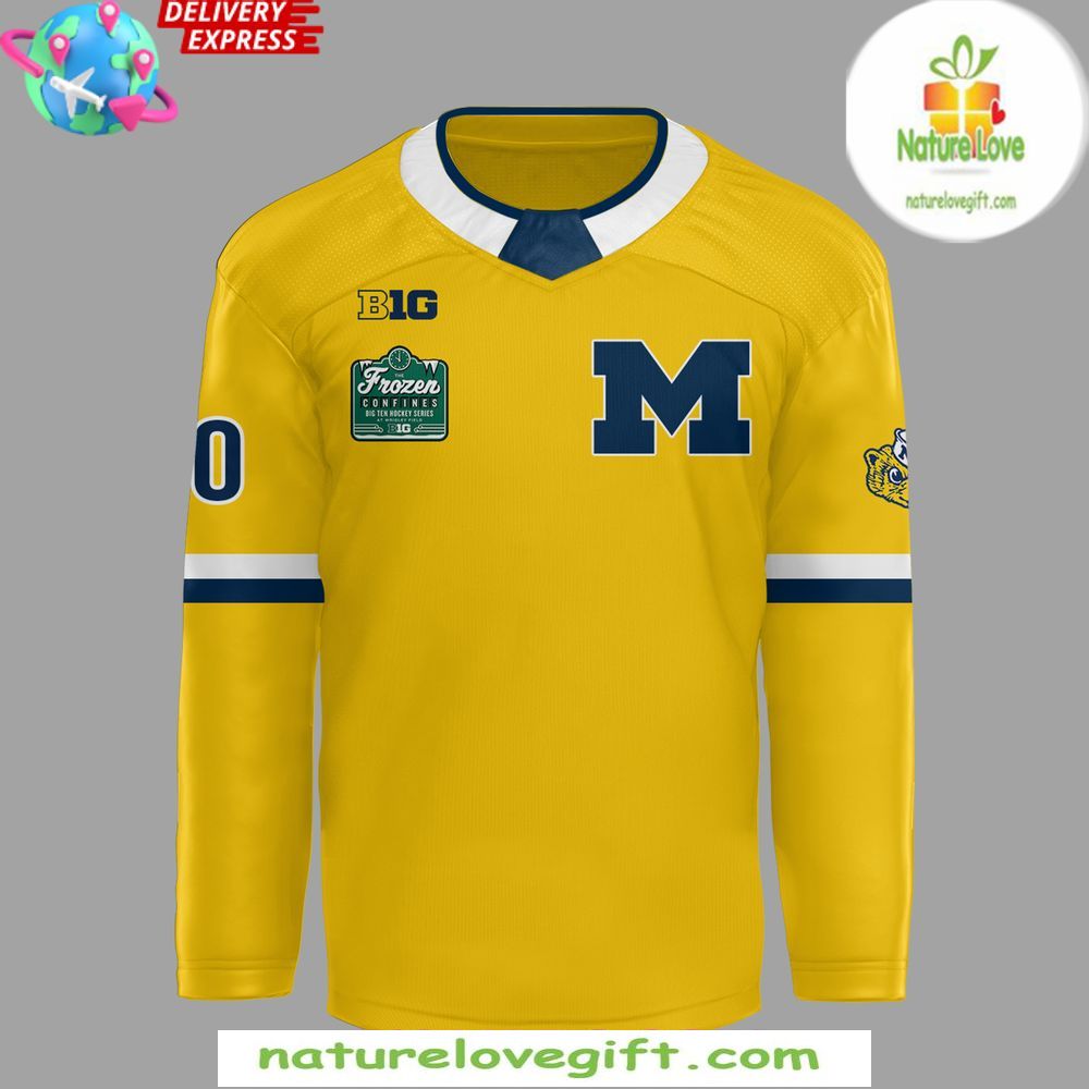 Michigan Wolverines 2026 Hockey Jersey Wrigley Field Frozen Confines