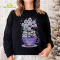 Mickey Minnie Disney 100th Anniversary Teacup Balloons Magic Kingdom Sweatshirt