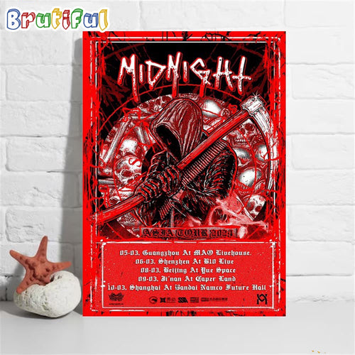 The Midnight Asia Tour 2024 Poster Canvas