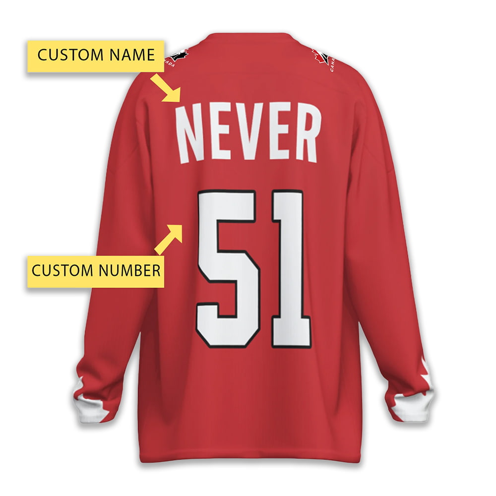 Mike Myers Canada Never 51 Hockey Jersey