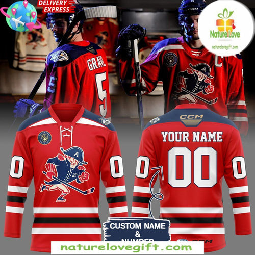 Milwaukee Admirals 2026 Red Alternate Hockey Jersey