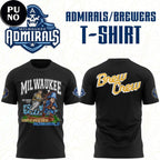 Milwaukee Admirals x Brewers 2026 Brew Crew Hoodie T-Shirt