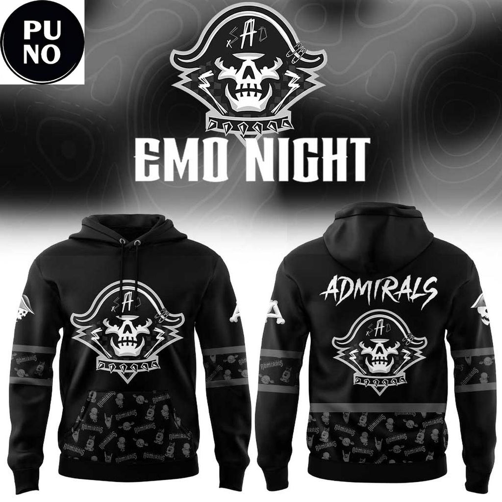 Milwaukee Admirals x Emo Night 2026 Hoodie T-Shirt