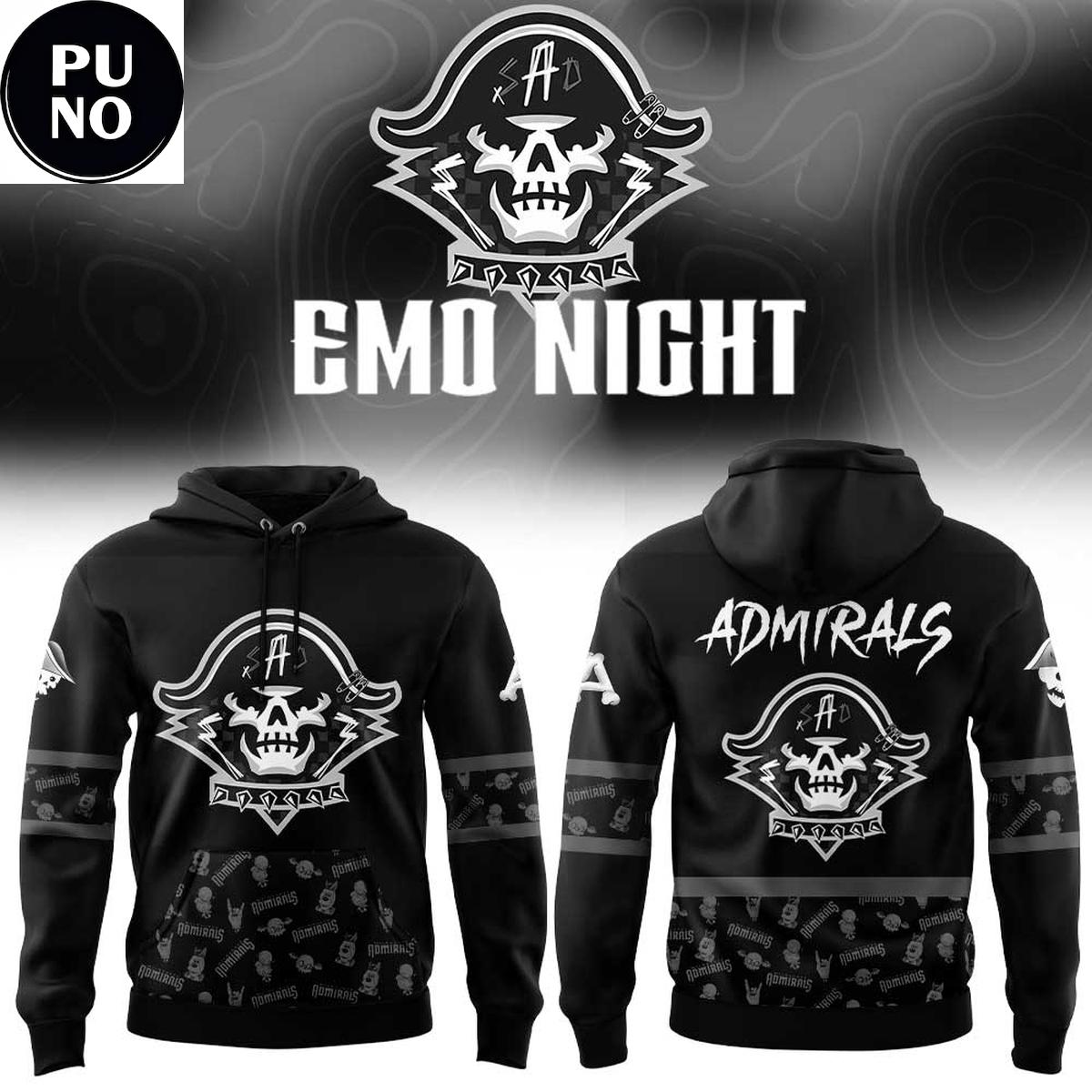 Milwaukee Admirals x Emo Night 2026 Hoodie T-Shirt