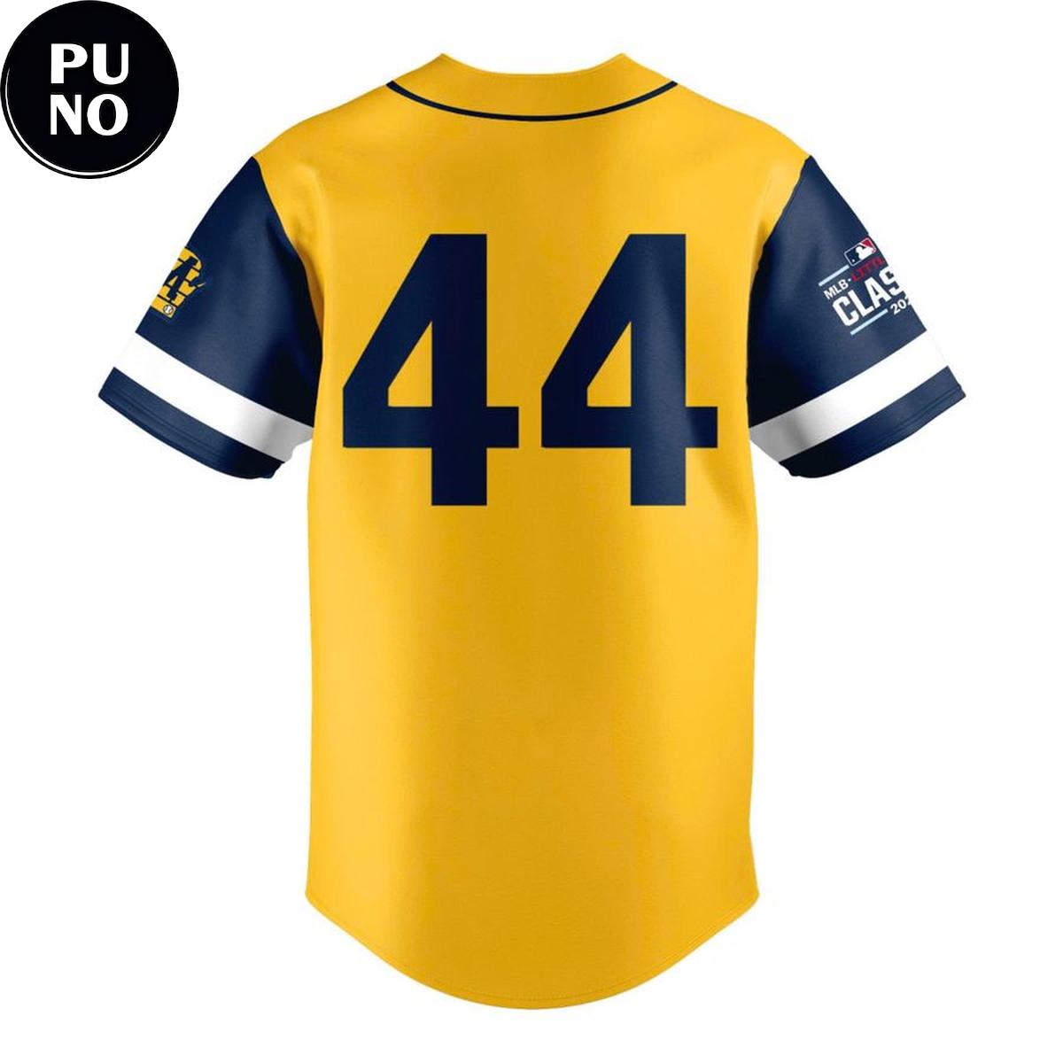 Milwaukee Brewers 2026 Midwest Little League Classic Personalized Baseball Jersey