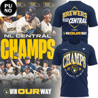 Milwaukee Brewers 2026 NL Central Division Champions T-Shirt