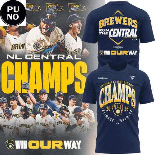 Milwaukee Brewers 2026 NL Central Division Champions T-Shirt