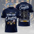 Milwaukee Brewers 2026 National League Champions 3D Apparel – MAITM15440